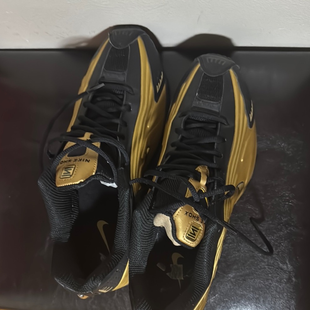 Nike Black and Gold Sneakers